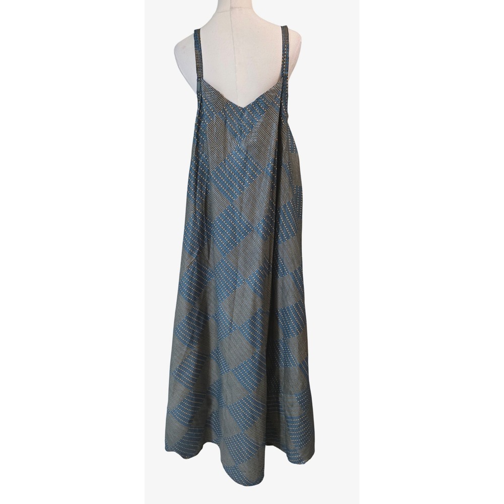 Block Prints qualityMaxi Sun Dress Spaghetti Strap with Pockets - Picture 8 of 13